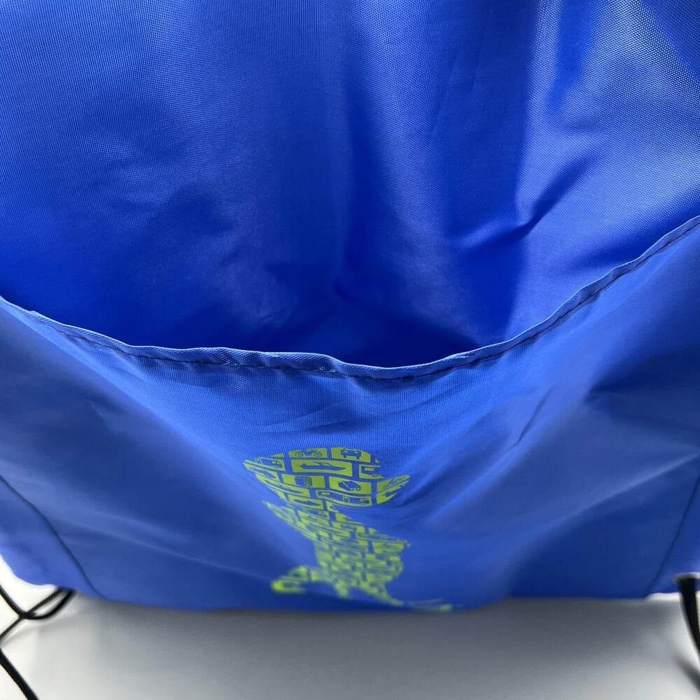 Geico Promo Drawstring Cinch Sack School Tote Gym Beach Travel Bag Blue NWOT - Picture 6 of 7